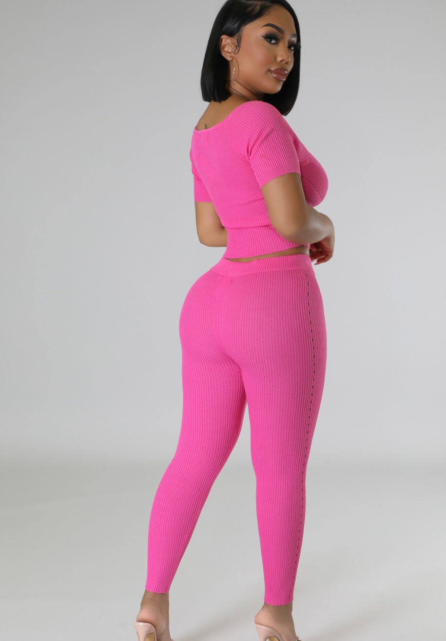 Pink me Pant Set
