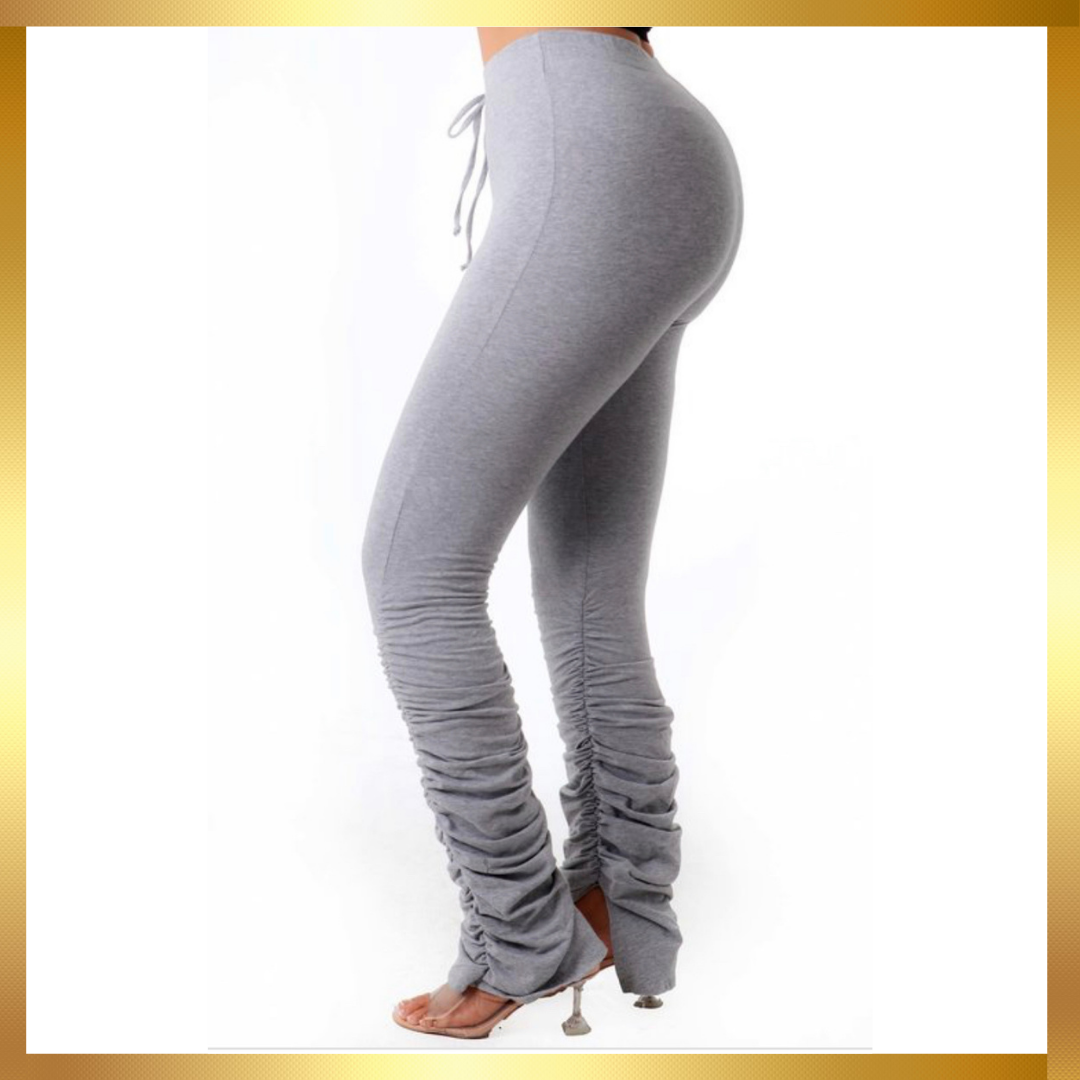 Fitted Heather Grey Legging Pant