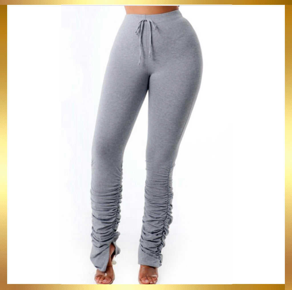 Fitted Heather Grey Legging Pant