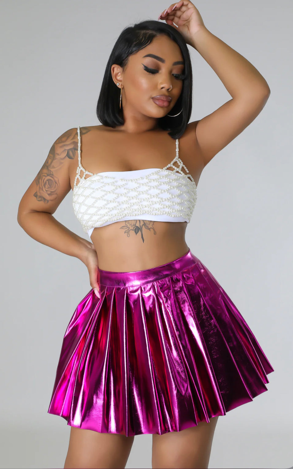 Show Stop Pleated Skirt